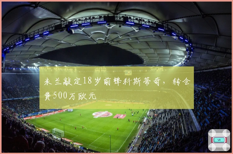 米兰敲定18岁前锋科斯蒂奇，转会费500万欧元